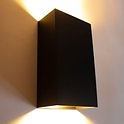 Highlight Wandlamp Eros Zwart Up & Down 18cm 2 x GU-10