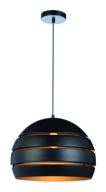 Freelight Hanglamp Djarin Mat Zwart & Goud Ø 48cm