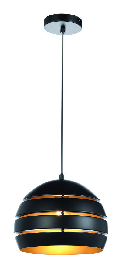 Freelight Hanglamp Djarin Mat Zwart & Goud Ø 28cm