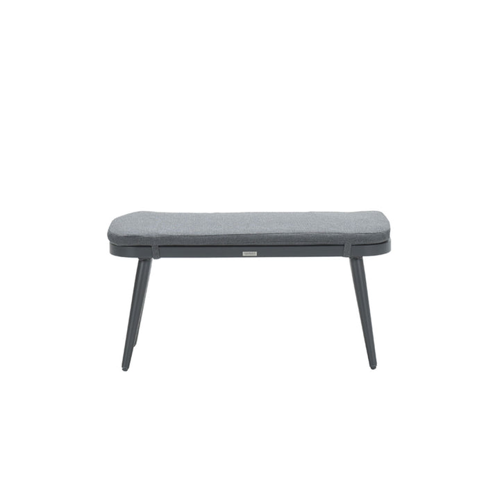 Garden Impressions San Vito sportbank 110x40 cm - donker grijs