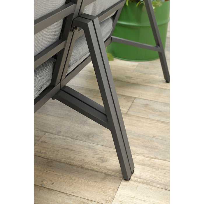 Garden Impressions Andrea L|D set links carbon black licht grijs