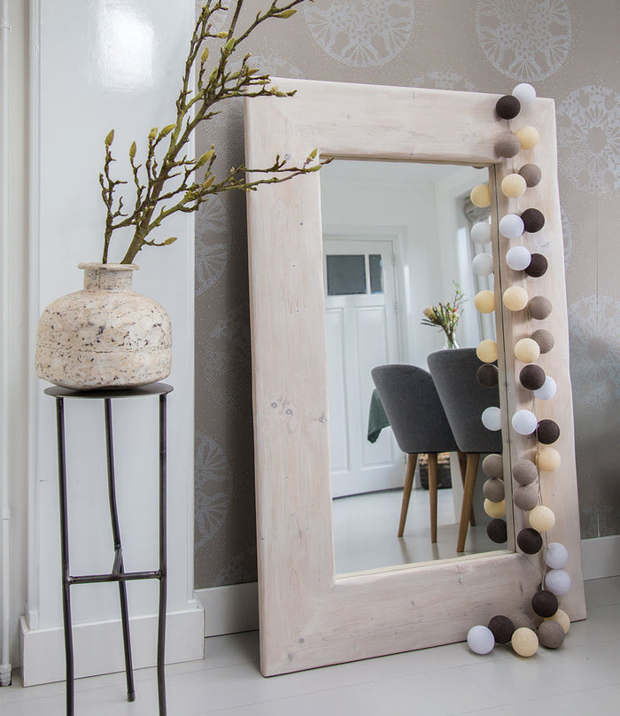 Cotton Ball Lights Regular lichtslinger bruin en wit - Taupe 20