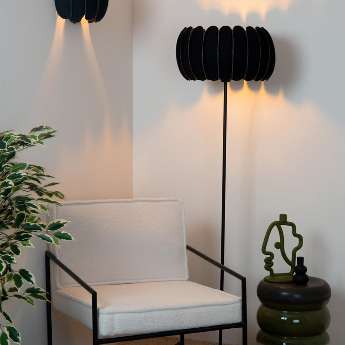 Lucide SPENCER Vloerlamp - Zwart