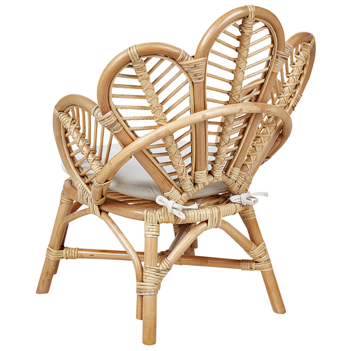 Beliani - FLORENTINE II - Kinderfauteuil - Natuurlijk - Rotan