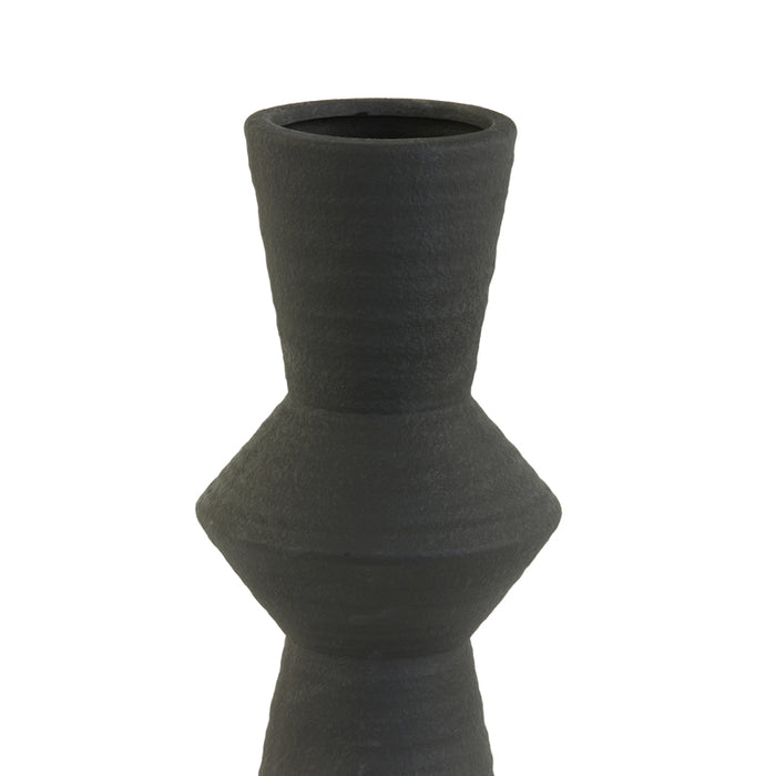 Light&living Vaas deco Ø18,5x40,5 cm AYLA keramiek zwart