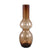 PTMD Joly Brown glass vase long bulb shape L