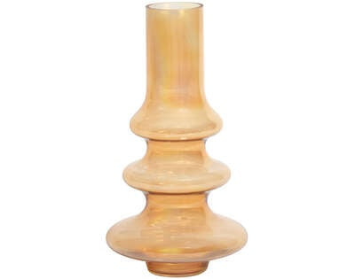 Light & Living Light&living Vaas Ø21,5x40,5 cm NIANA glas olie beige