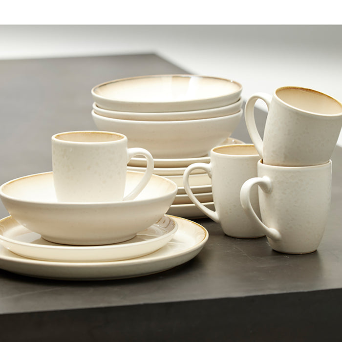 Bitz Gastro Serviesset 16-delig - Crème