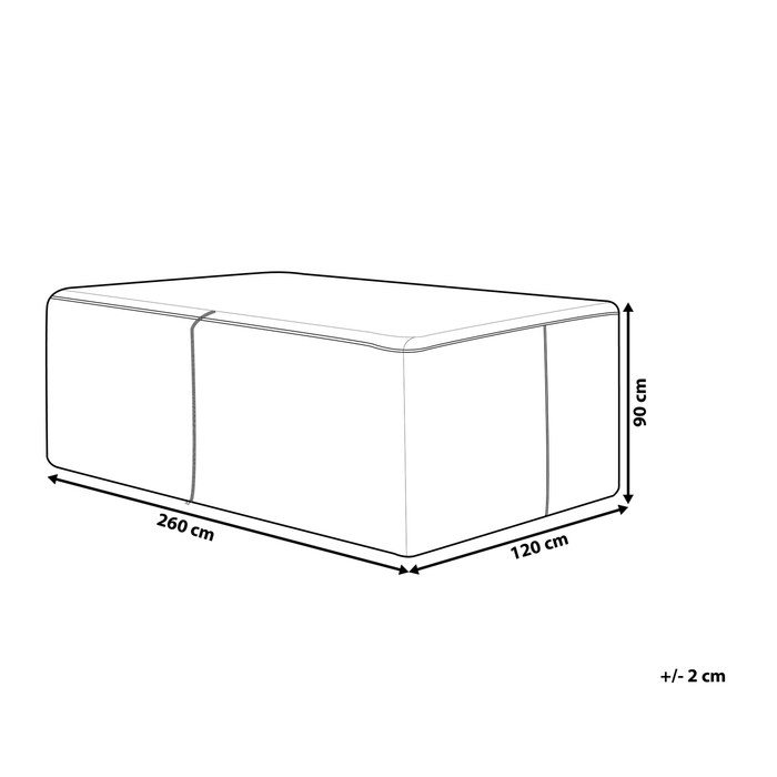 Beliani - CHUVA - Beschermhoes - Grijs - Polyester