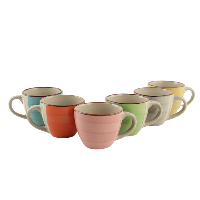 OTIX Espresso kopjes Koffiekopjes set van 6 Koffietassen Meerdere k...