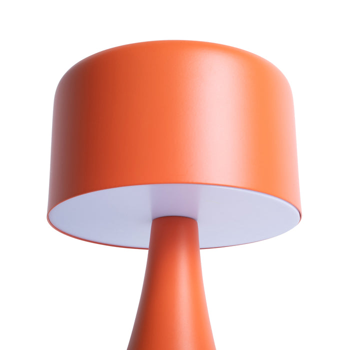 Leitmotiv Tafellamp Nora Led - Oranje - 12.5x12.5x21cm