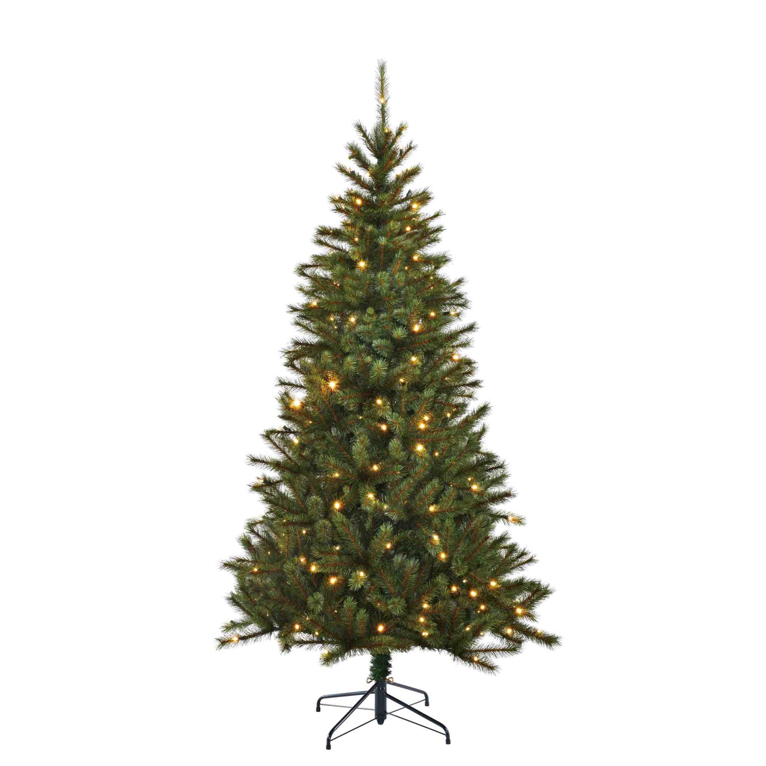 Black Box Kunstkerstboom Kingston - 125x125x230 cm - PVC|Hardnaald - Groen - 280LED