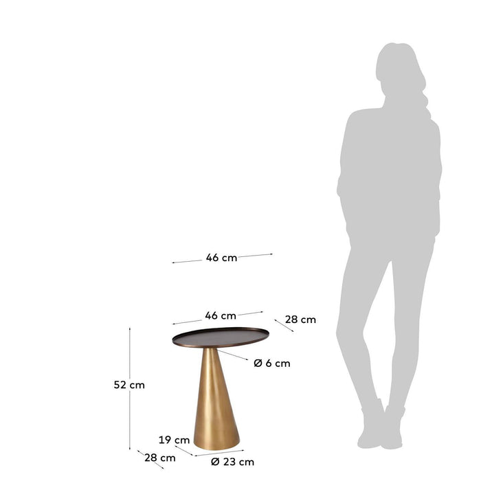 Kave Home - Bijzettafel Liliane Ø 45 x 27 cm