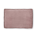 Kave Home - Blok kussen in roze corduroy met brede naad, 40 x 60 cm