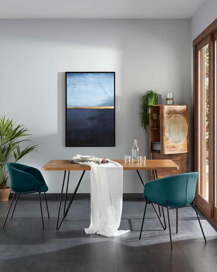 Kave Home - Callhan set 2 kommen donkergrijs marmer