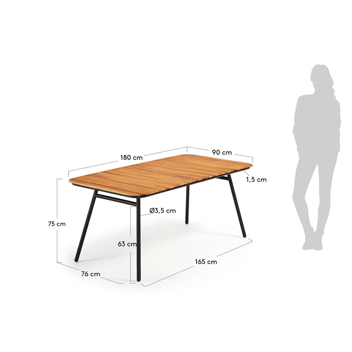 Kave Home - Tafel Soumaya 180 x 90 cm FSC 100%