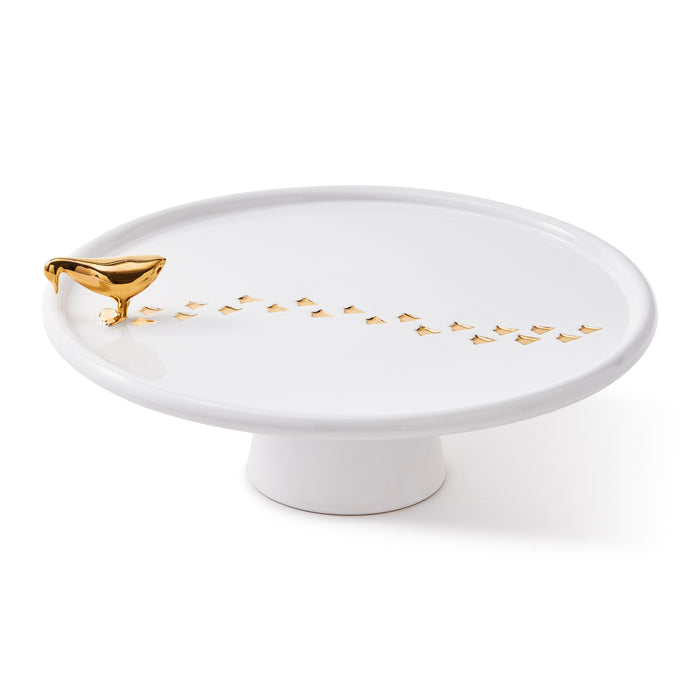 POLSPOTTEN Walking Duck Plateau - Wit