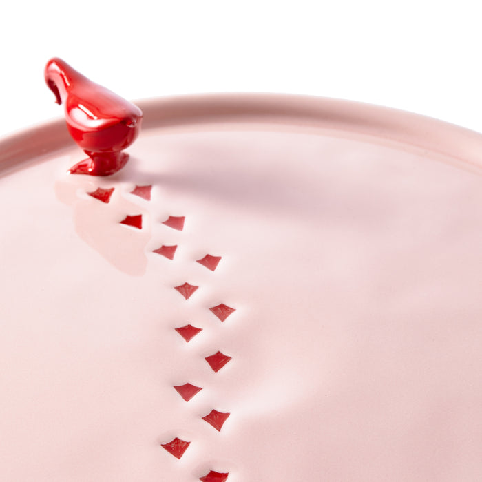 POLSPOTTEN Walking Duck Plateau - Lichtroze