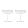 Ferm Living Ripple Champagneglazen 2 st. - Frosted
