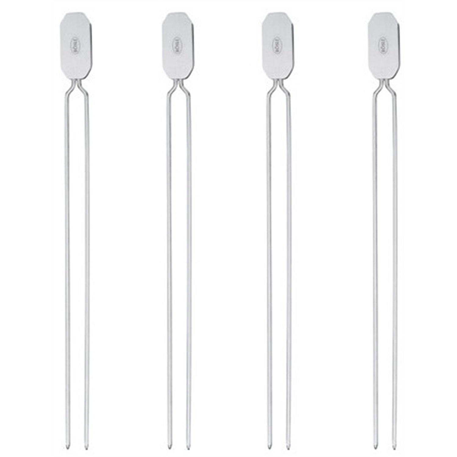 Rösle Barbecue - Grillspies - Set van 4 Stuks - 33 cm - RVS - Rösle