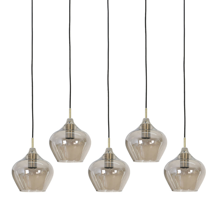 Light & Living - Hanglamp RAKEL - 104x20x120cm - Brons