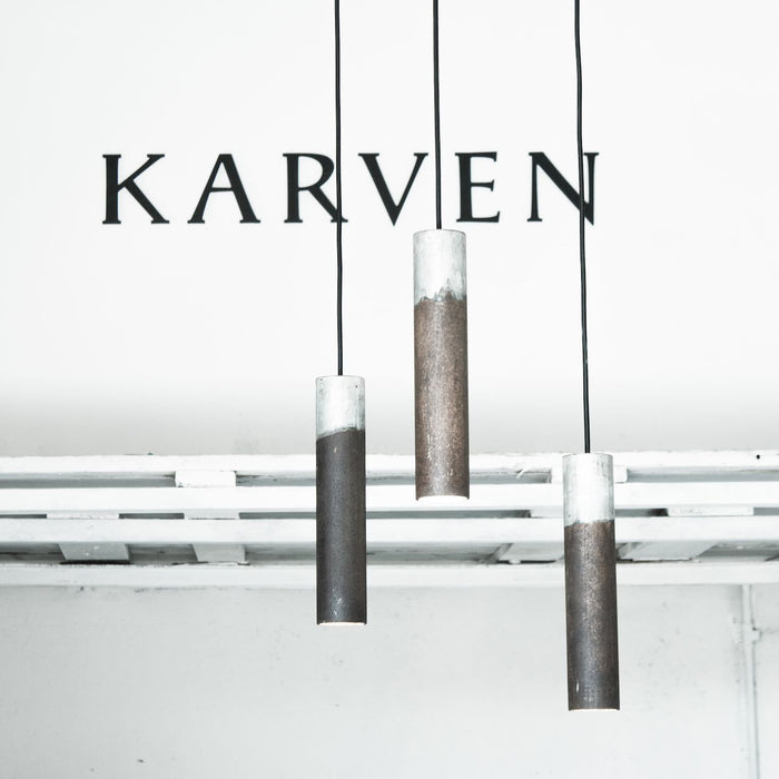 Graypants Roest Vertical 15 hanglamp Rust|Zinc