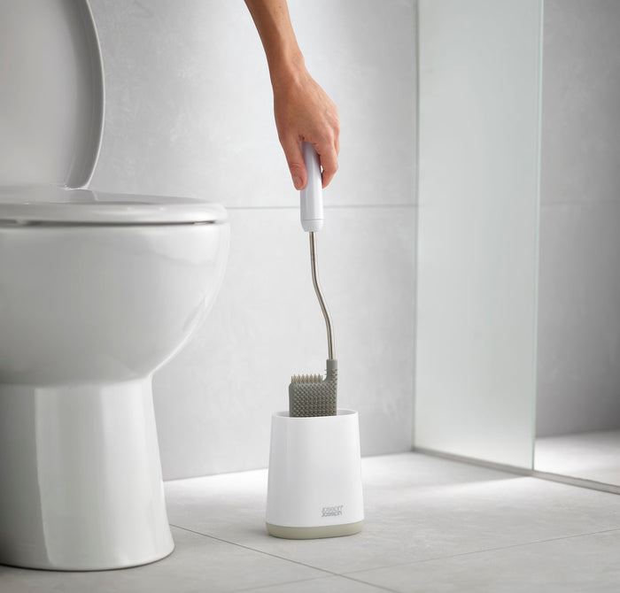 Duo Flex Lite Toiletborstel, met Houder - Joseph Joseph