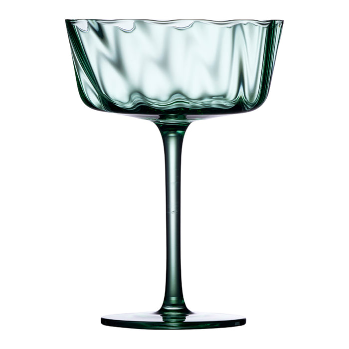 Lyngby Vienna Champagneglazen  4st. - Groen