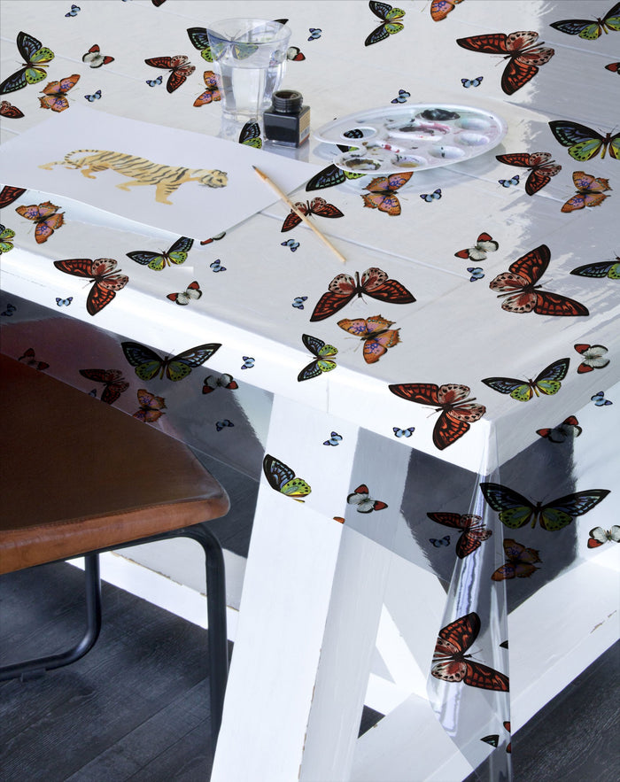 d-c-fix Tafelzeil Vlinder Multikleur 300x140 cm