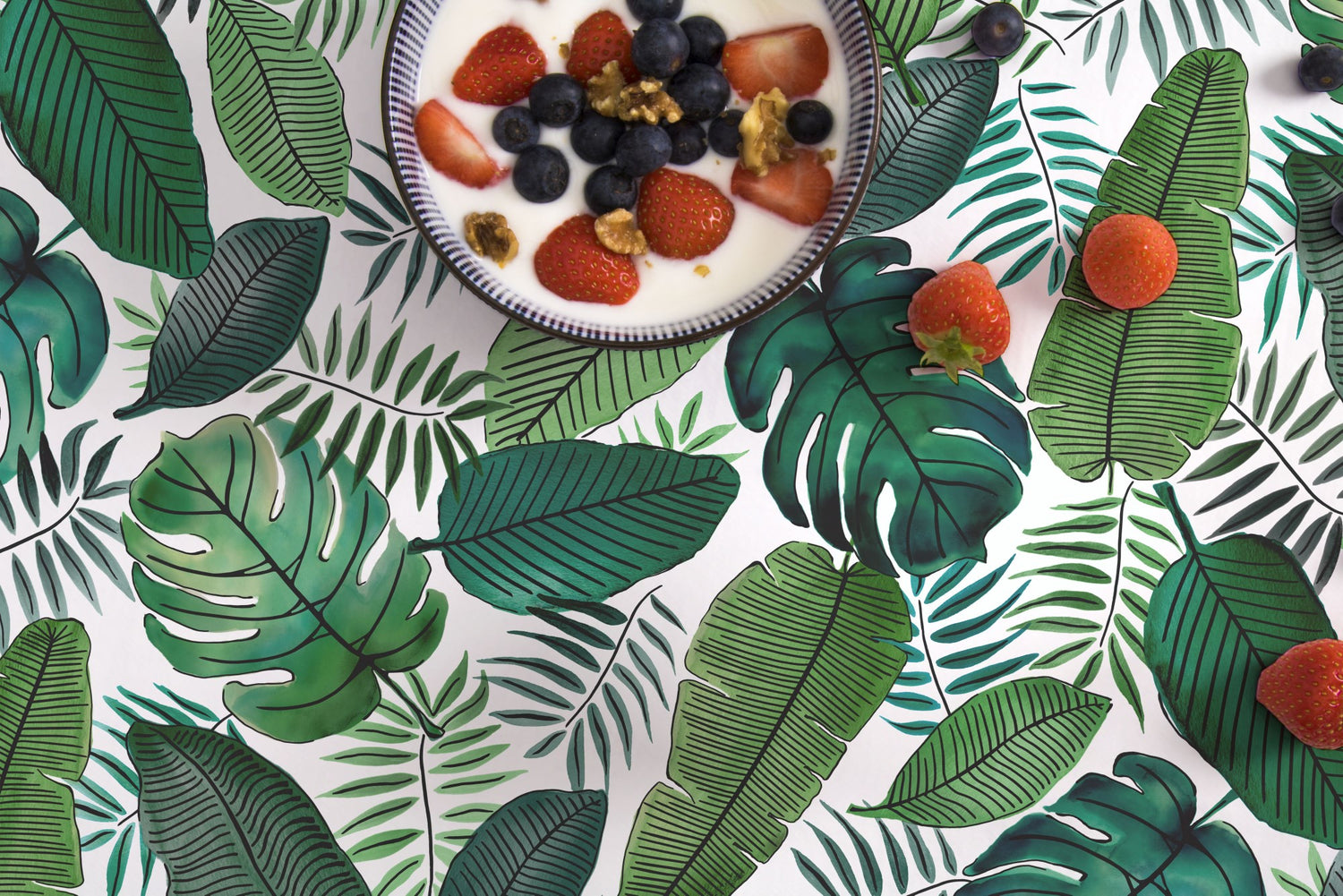 d-c-fix Java Tafelzeil - 140x180cm - Groen - Planten