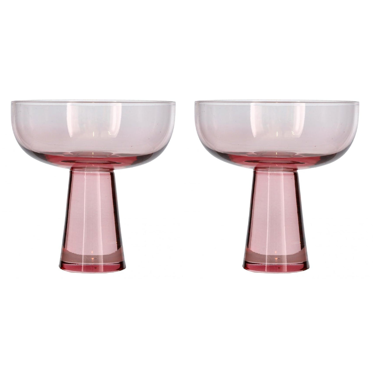 Bitz Statue Champagneglazen 2 st. - Roze