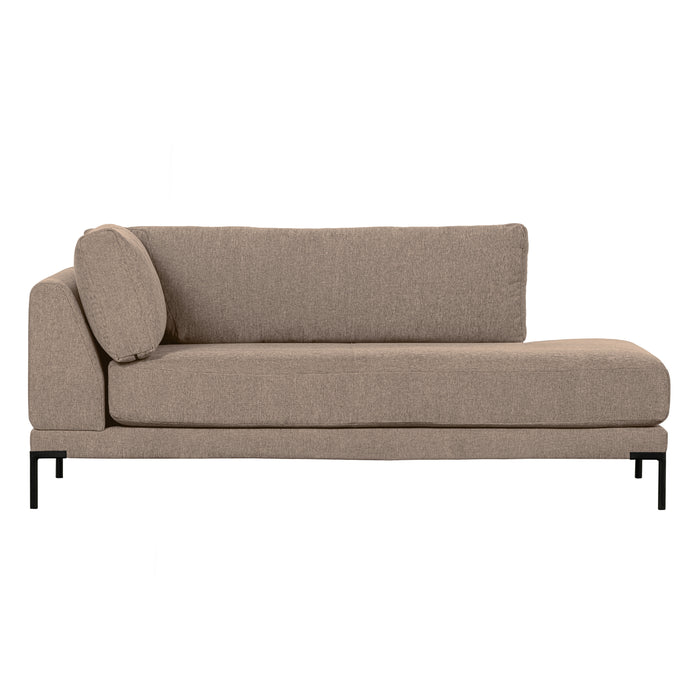 vtwonen Couple Lounge Bank Element Rechts - Polyester - Mud