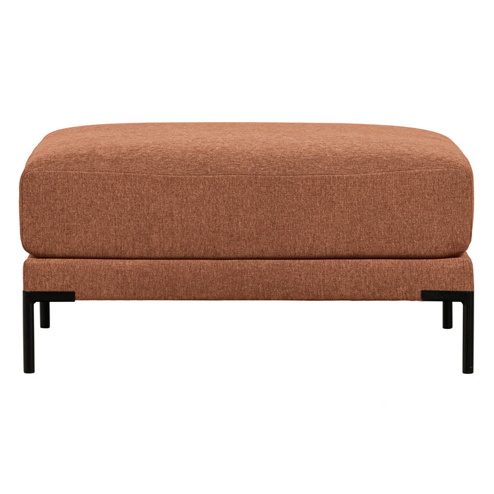 vtwonen Couple Poef - Polyester - Rust Melange - 44x50x100