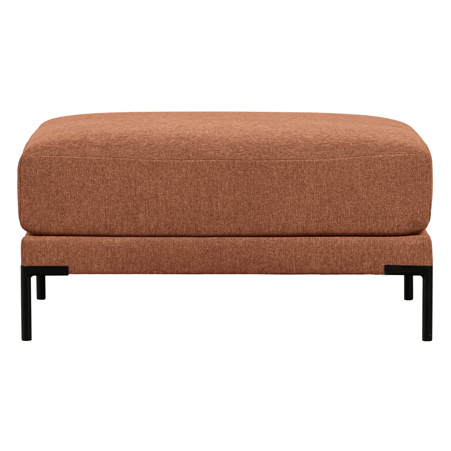 vtwonen Couple Poef - Polyester - Rust Melange - 44x50x100