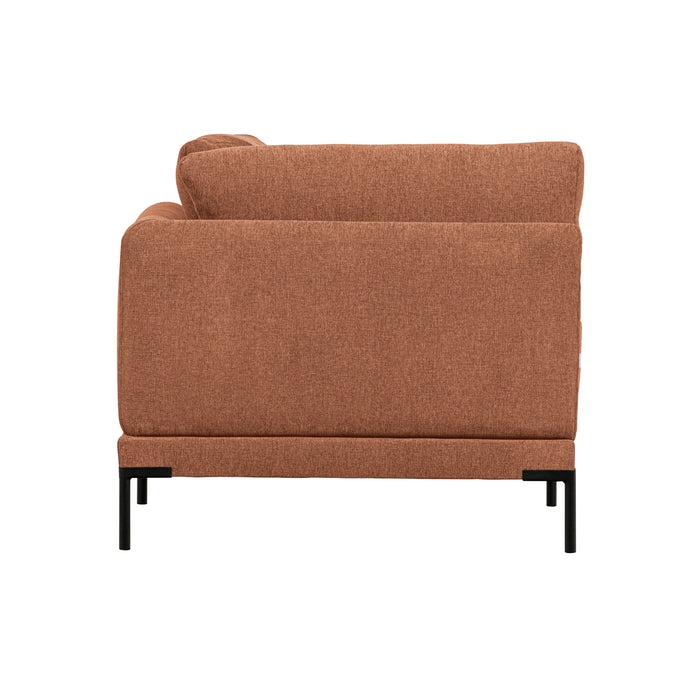 vtwonen Couple Bank Hoekelement - Polyester - Rust Melange