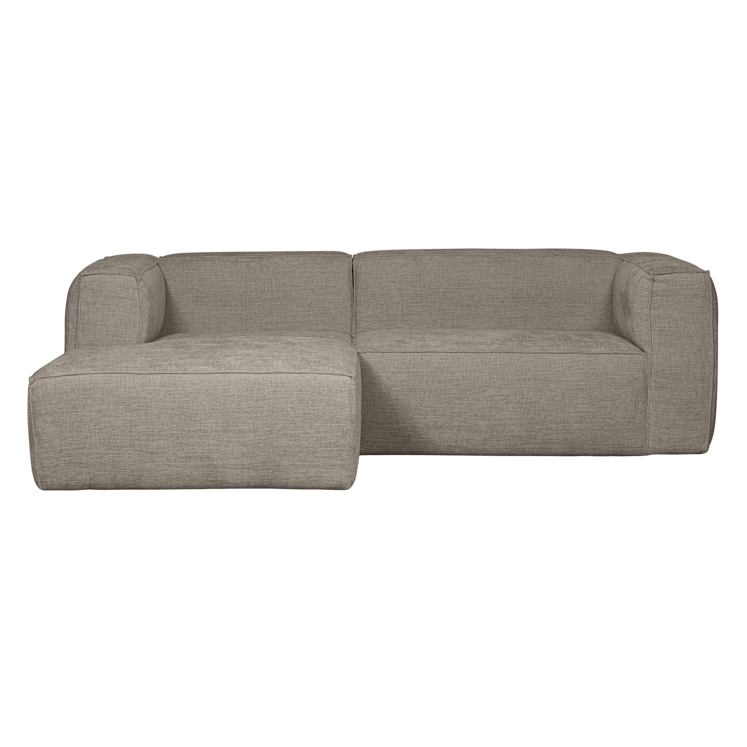 WOOOD Bean Hoekbank Links - Melange - Travertin