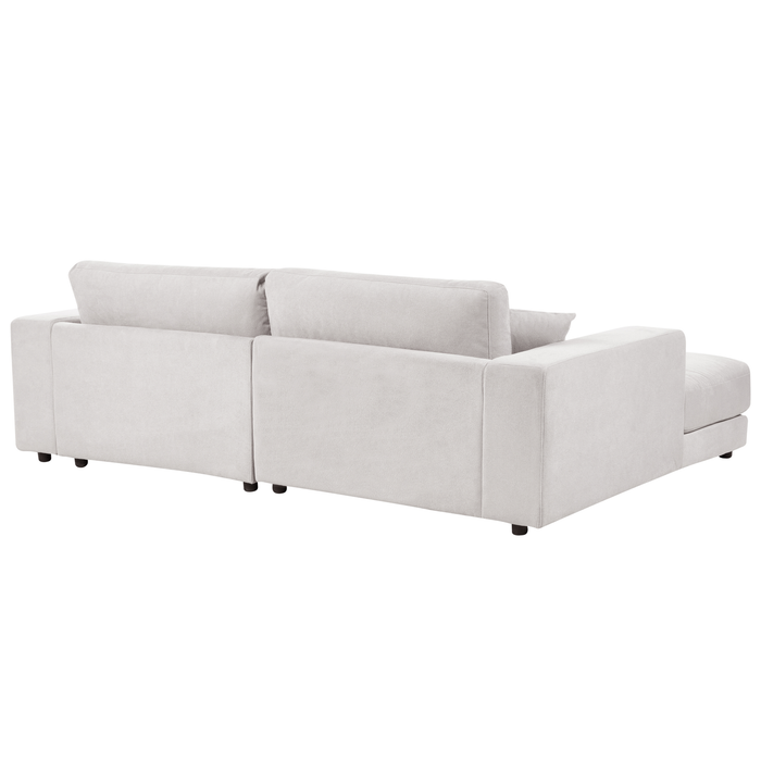 Beliani-LOFOTEN-Driezitsbank-Gebroken wit-Rechtszijdig-Polyester