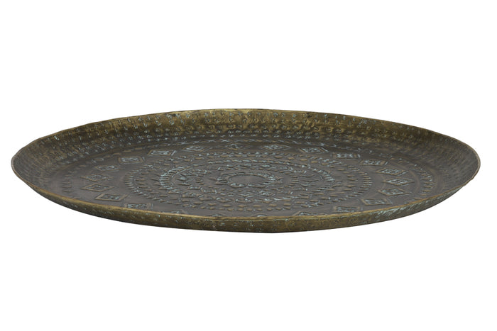 Light & Living - Schaal MELE - Ø58x1.5cm - Groen