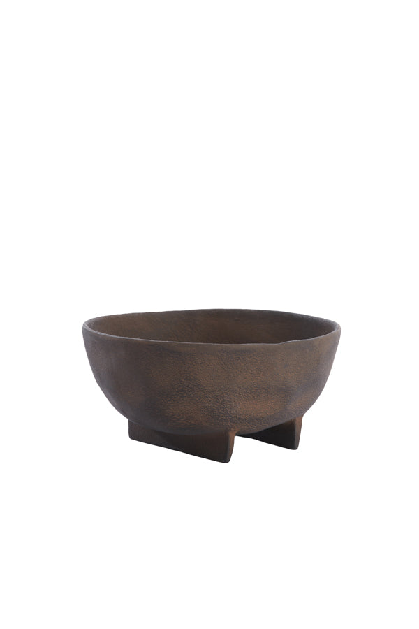 Light & Living - Schaal ROSANA - 21x20.5x10cm - Bruin