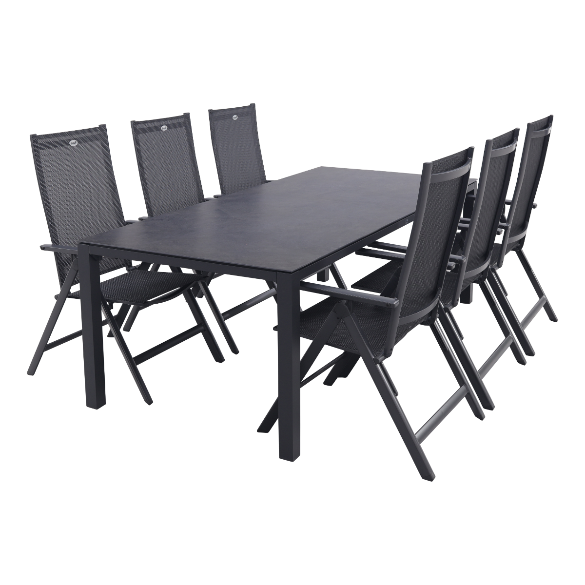 Hartman Napoli|Chaneo verstelbare tuinset - 220x100 cm. - 7-delig