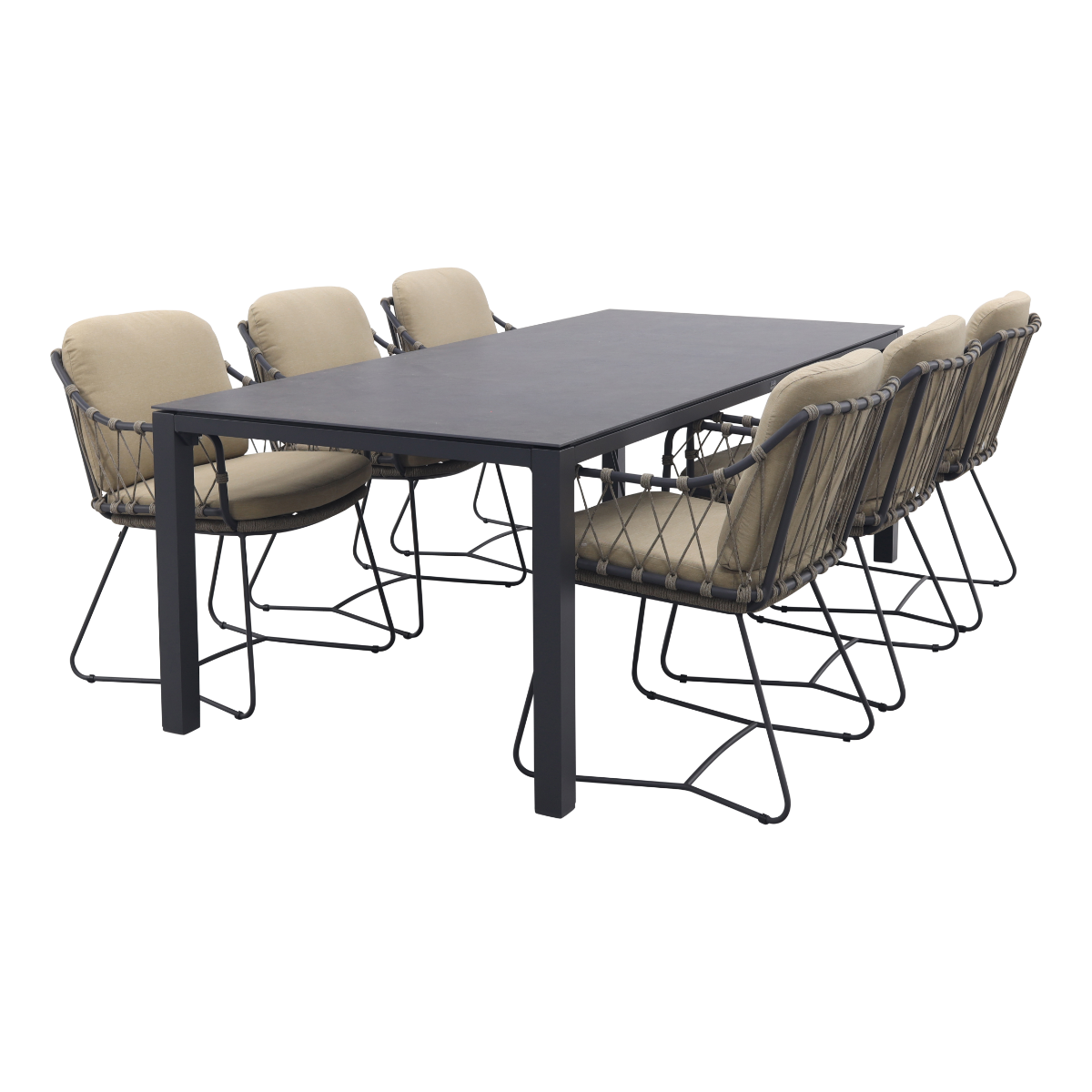 Taste Prego|Chaneo tuinset - 220x100 cm. - 7-delig