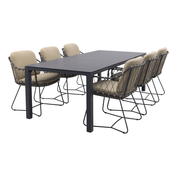 Taste Prego|Chaneo tuinset - 220x100 cm. - 7-delig