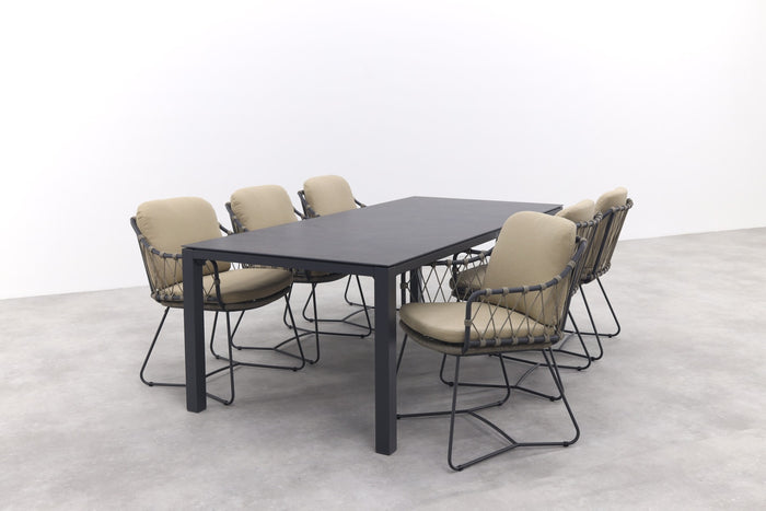 Taste Prego|Chaneo tuinset - 220x100 cm. - 7-delig