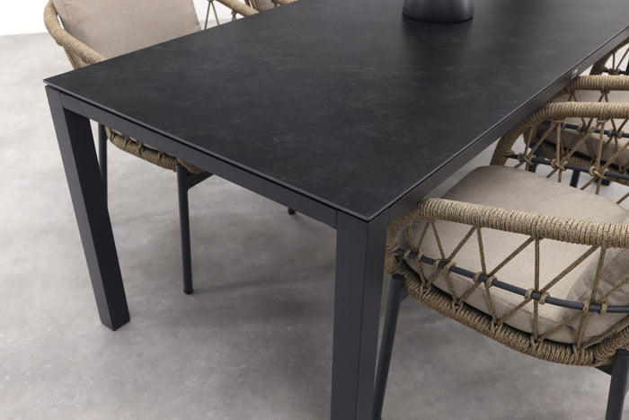 VDG Julia|Chaneo tuinset - 180x90 cm. - 5-delig