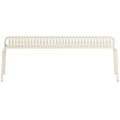 Petite Friture Week-end tuinbank zonder rugleuning Ivory