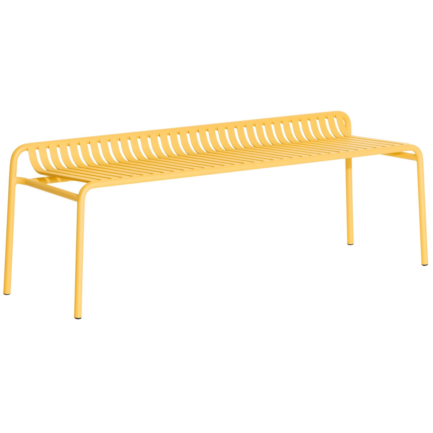 Petite Friture Week-end tuinbank zonder rugleuning Saffron