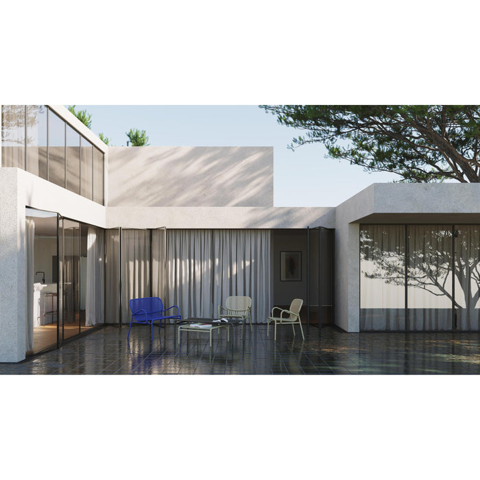 Petite Friture Week-end tuinbank 2-zits Pearl Grey