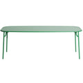 Petite Friture Week-end tuintafel 220x85 met dicht blad Mint Green