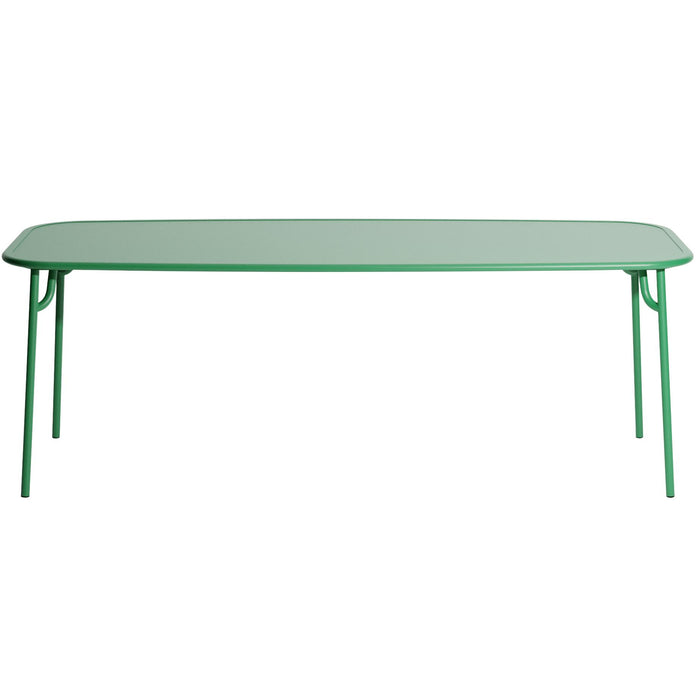 Petite Friture Week-end tuintafel 220x85 met dicht blad Mint Green