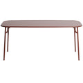 Petite Friture Week-end tuintafel 180x85 Brown Red